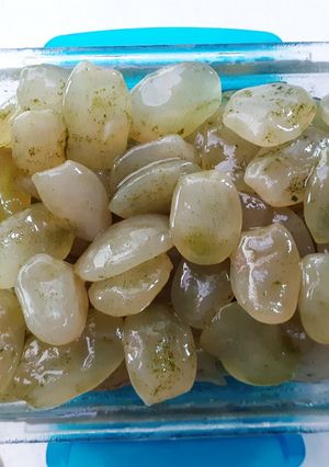 Hình của món Đác rim lá dứa.