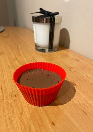 Hamis csokis mousse almából recept fotója