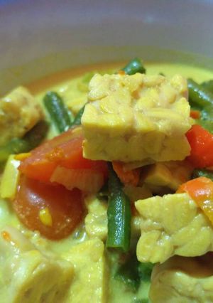 Foto resep Oblok-oblok Tempe Kacang Panjang