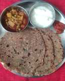 Onion Jowar Paratha