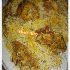 A picture of Chicken biryani.