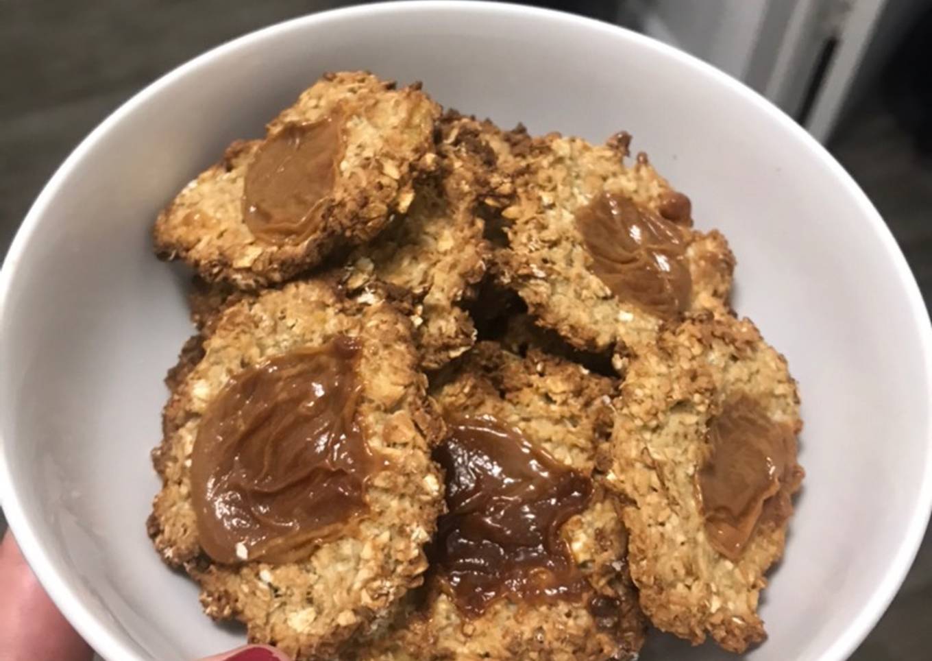 Económicas galletitas de avena y banana sin harina