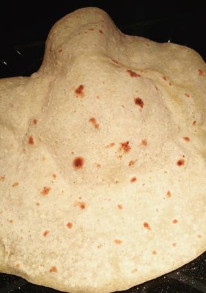 A picture of Simple chapati roti.