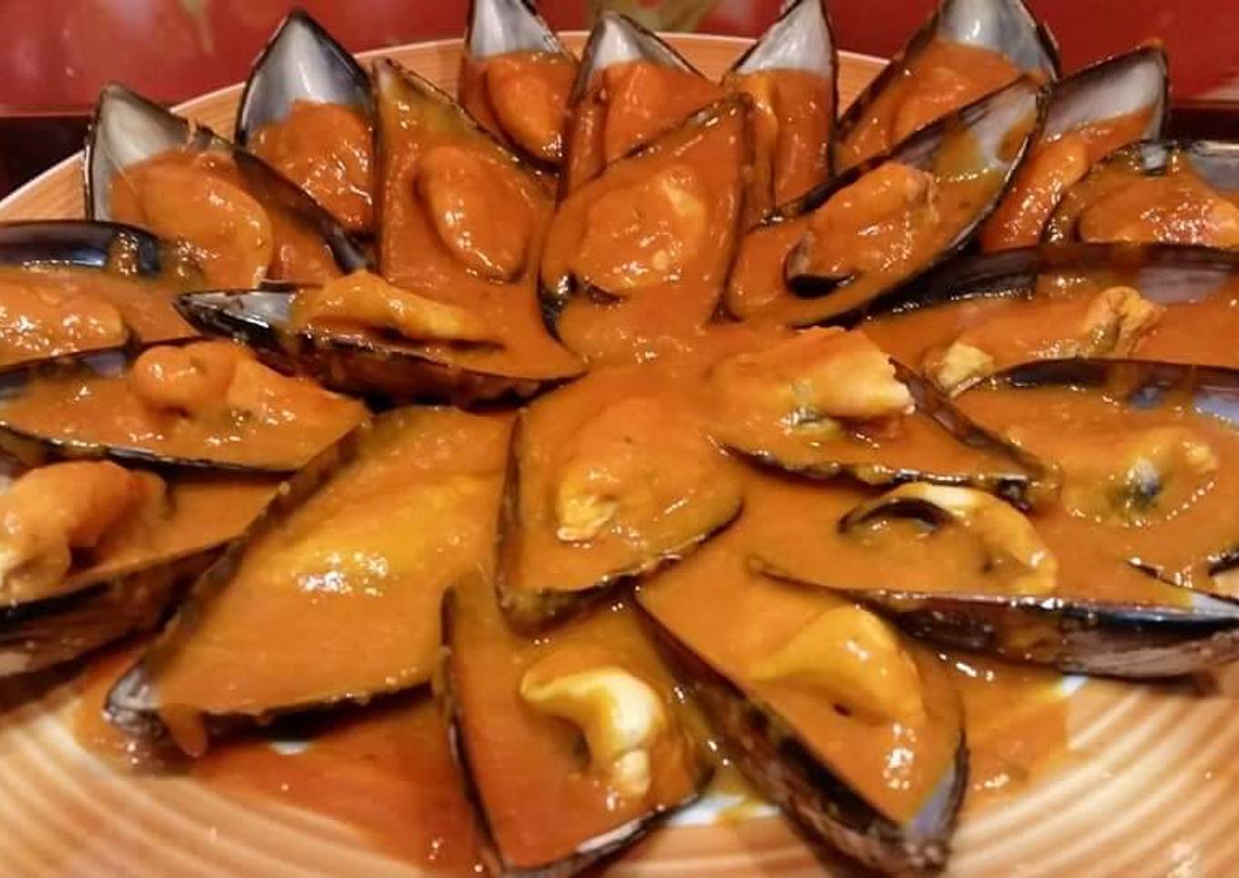 Mejillones en salsa con un toque picante Thermomix