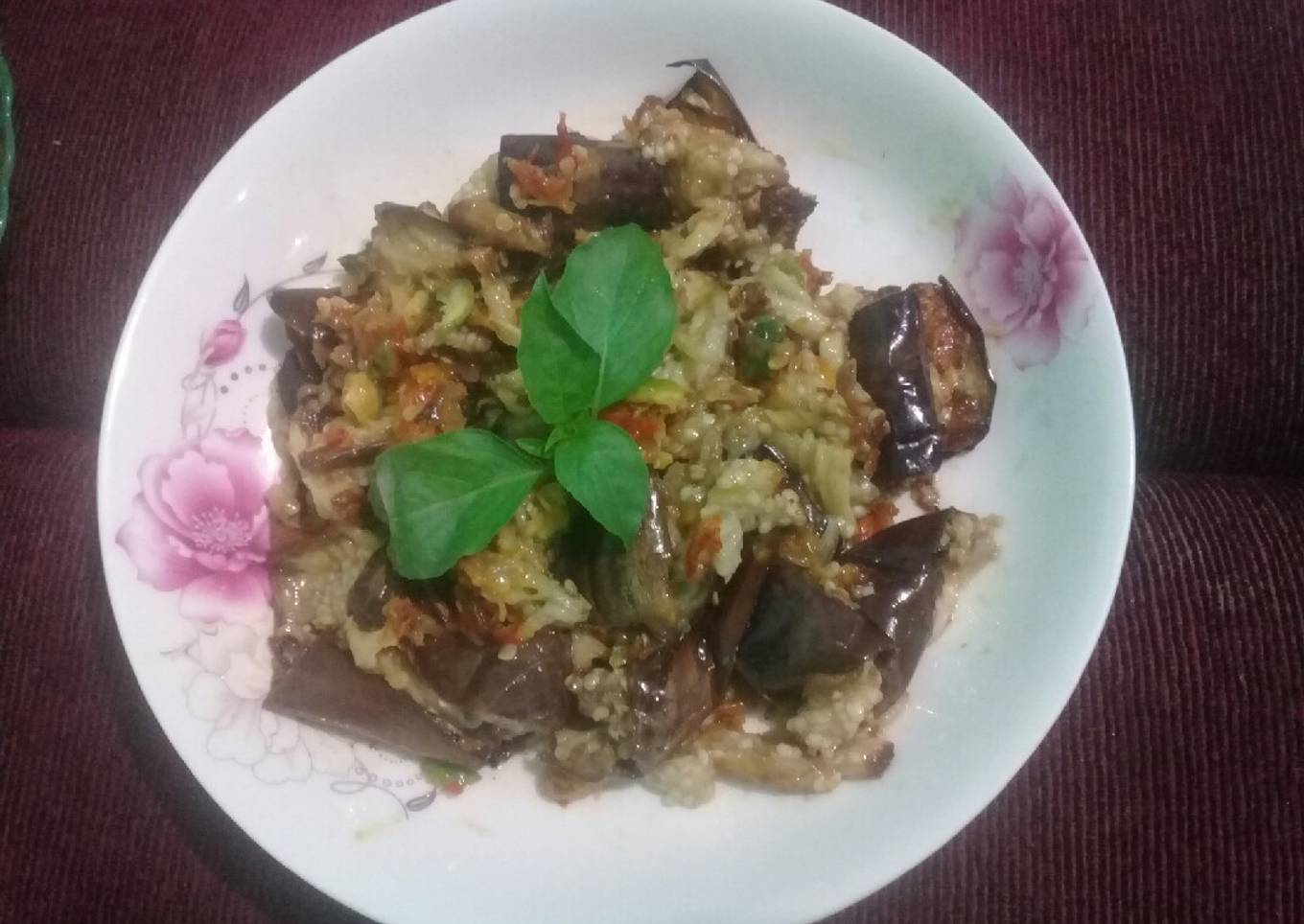 Sambal terong geprek