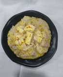 Shahi paneer with white gravy