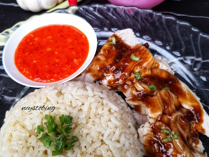 Langkah Mudah untuk Membuat Resep #319. Hainanese Chicken Rice yang Enak Banget Anti Ribet, Uenak Banget