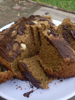 Una foto de Budín integral fácil