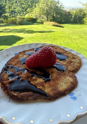 Fehérjés keto palacsinta recept fotója