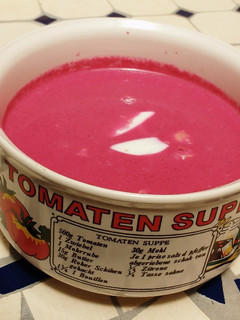 Una foto de Borsch frío