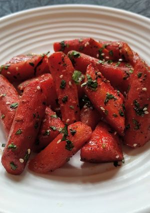 A picture of Roasted glazed carrot.