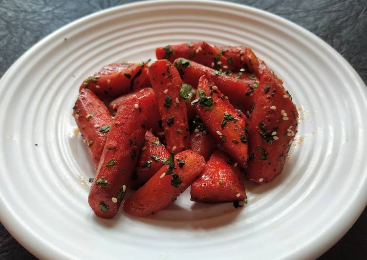 How To Make  Prepare Roasted glazed carrot Appetizing