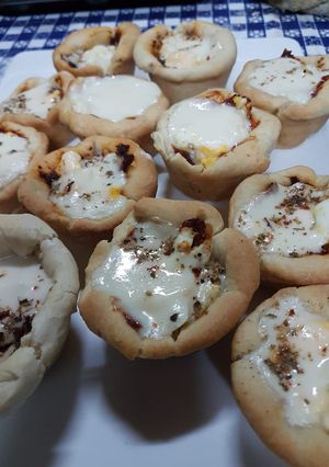 Una foto de Pizza cupcakes