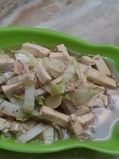 Foto resep Oseng Tahu Sawi Putih