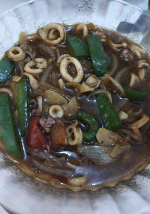 Foto resep Cumi Lada Hitam