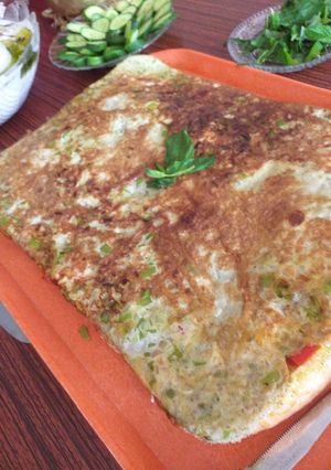 صورة لوصفة بيتزا البيض