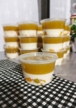 Foto resep Pudding Susu Mangga
