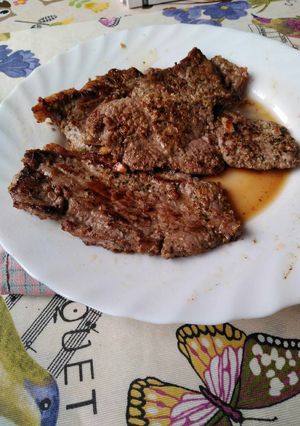 Una foto de Filete de choto con gremolata
