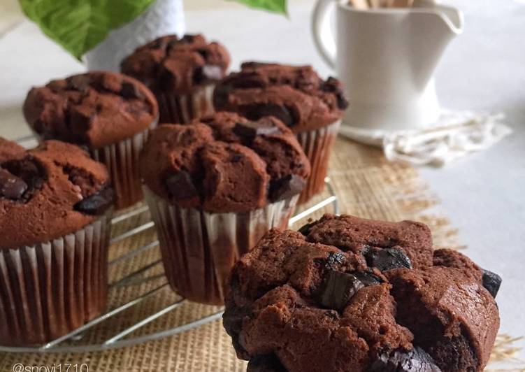 Muffin Coklat - Enak dan Mudah