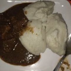 A picture of Tuwon semo da miyan busashshen kubewa.