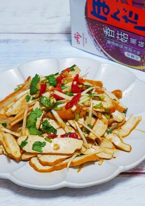 涼拌豆干 的食譜成品照片