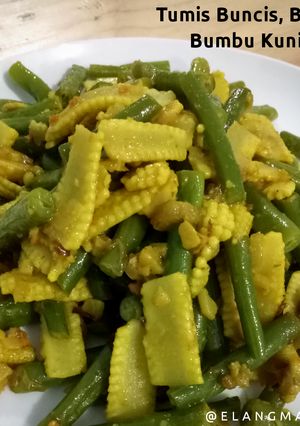 Foto resep Buncis, Butren Bumbu Kuning