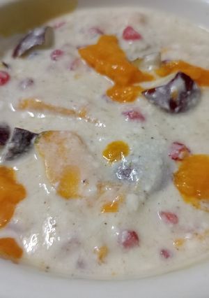 A picture of Weightloss Mix fruit raita.