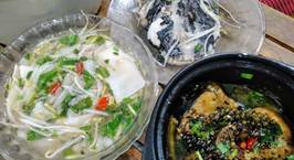 Hình ảnh món Cơm nhà với cá lăng nấu măng chua và cá lăng kho tộ