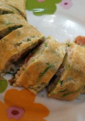 รูปของ ข้าวไข่ม้วนน้ำพริกกะปิ