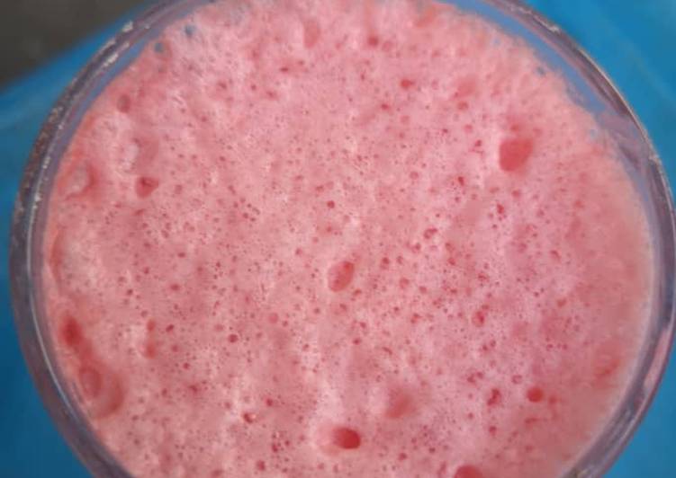 Step-by-Step Guide to Make Super Quick Homemade Watermelon smoothie