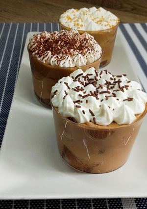 Foto principal de Mousse de café sin huevo sin gelatina