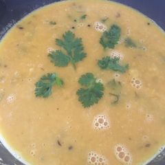 A picture of Red lentil  (mooshoor daal).
