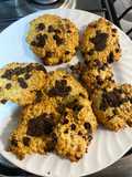 Galleta de avena choco