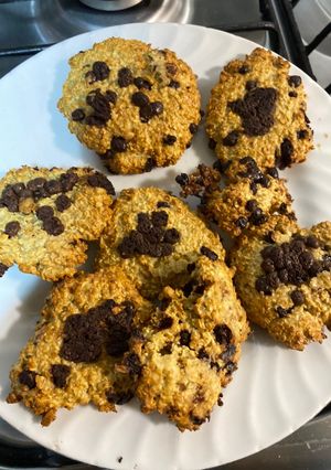 Una foto de Galleta de avena choco