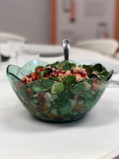 Una foto de Ensalada de alubias