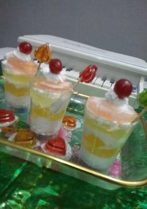 जेलो-कैंडी शॉट्स (Jello-candy shots recipe in hindi) रेसिपी मुख्य फोटो