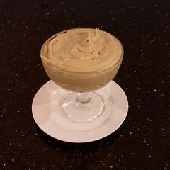 A picture of Caramel Buttercream Frosting and Filing.