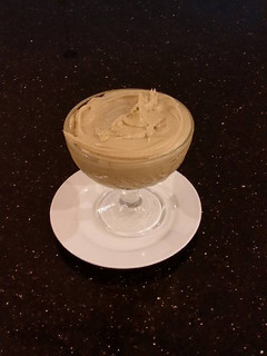 A picture of Caramel Buttercream Frosting and Filing.
