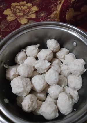 Foto resep Bakso Ayam ala ambu Arka