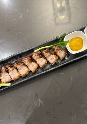 A picture of Thai Fried Crispy Pork - Moo Krob - Wow this is amazing :P - Enjoy :P.