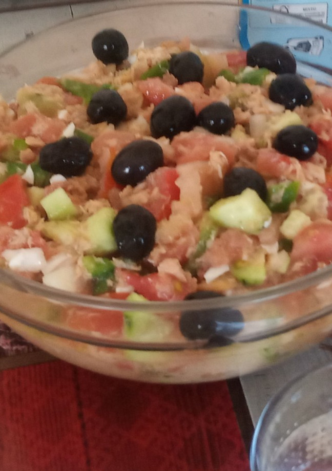 Una foto de Receta de pipirrana