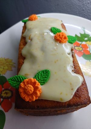 Una foto de Budin de naranja y zapallo coreano