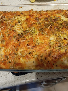 Una foto de Coliflor Rebozada y gratinada con orégano (a mi manera)