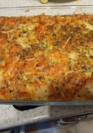Una foto de Coliflor Rebozada y gratinada con orégano (a mi manera)