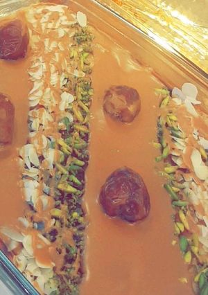 صورة لوصفة 🥄حلا اللوتس بصوص التمر🍰