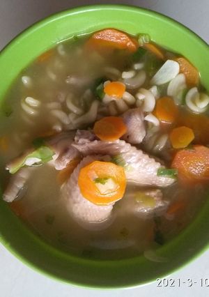 Foto resep Sop Awormak (ayam wortel makaroni)