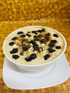Una foto de Mingao/Porridge de avena