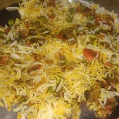 A picture of Veg biryani.