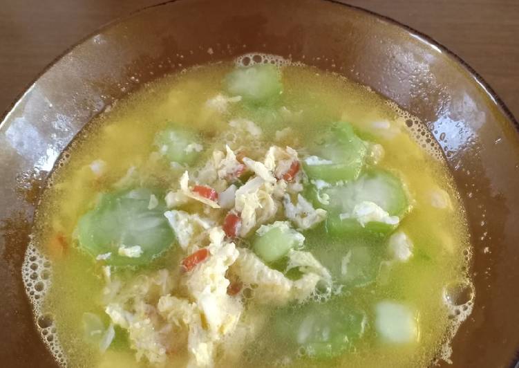 Resep masakan Oyong Kuah Telur | Cara Membuat Oyong Kuah Telur Yang Enak Dan Lezat