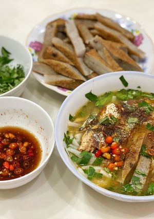 Hình của món Bánh Canh Cá Nục Chả Cá.